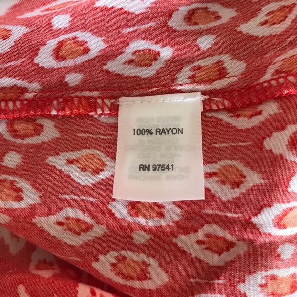 J. Jill Sleeveless Orange Button Down Blouse Small - Picture 5 of 5